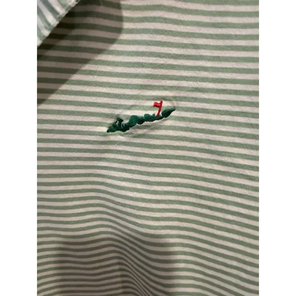 Peter Millar x Fisher’s Island Club Golf Summer Comfort Striped Polo Men’s Sz L